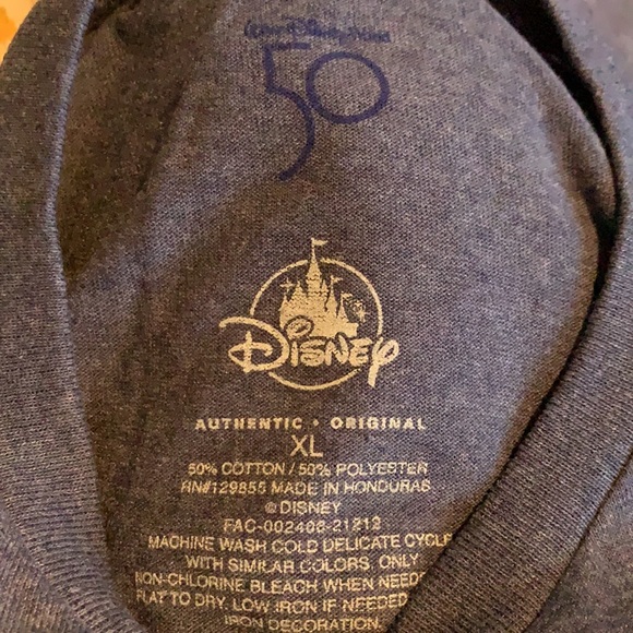 NWT Disney 50th Anniversary October 1st 2021 Day Of Passholder T-Shirt Tee - Picture 7 of 7